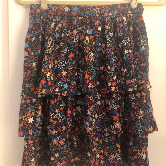 🌈❤️🍀CLOSET CLOSING NWOT jCrew skirt star print - Picture 4 of 7